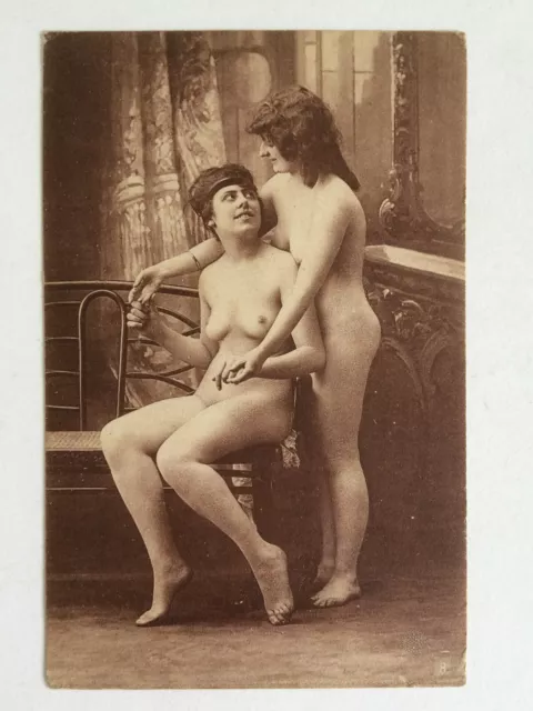 AK Postkarte Fotokarte  Aktfoto  Vintage  1920er Jahre Nude