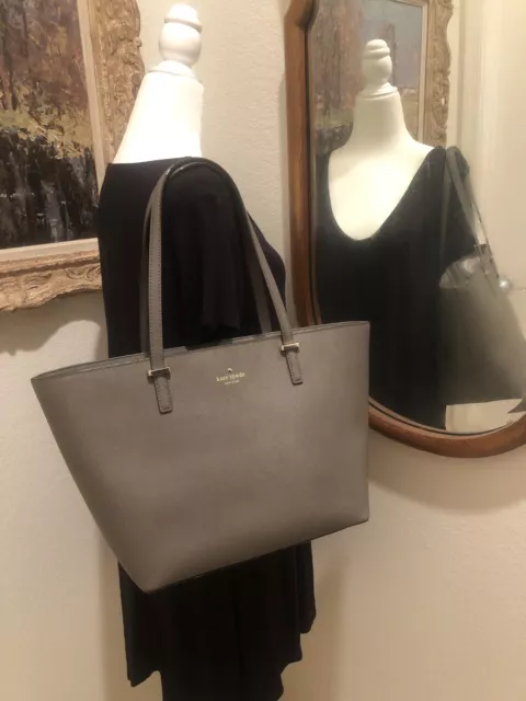 Kate Spade Cedar Street Harmony Dark Gray Tote Bag