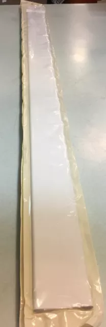 2-1/2” Flat Vance Rod ONLY Adjusts 48-84” Graber Dauphine White