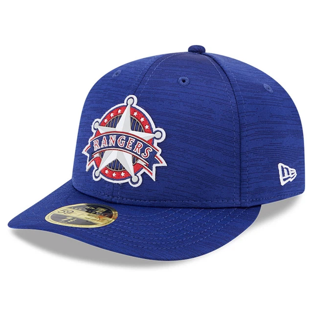 Men's New Era  Royal Texas Rangers 2023 Clubhouse Low Profile 59FIFTY Fitted Hat