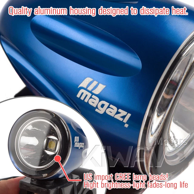 mini LED lampe spot feu de route rouge dia. bumper pour Jeep Wrangler Rubicon