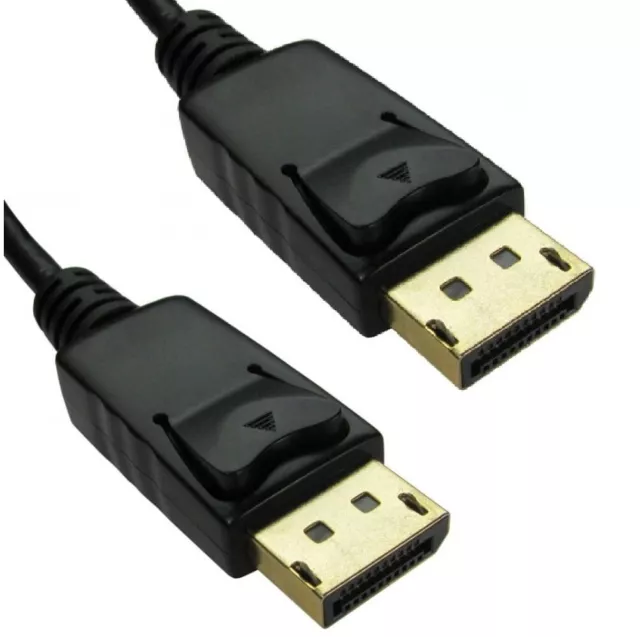 DisplayPort Cable - 1m Display Port Lead DP Male to Male Mac PC Laptop Monitor