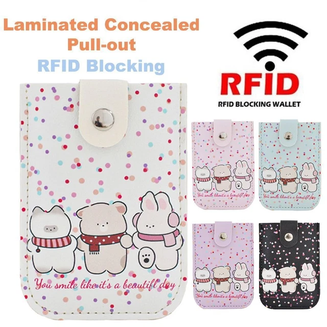 WONDERFUL FLOWER Card Holder, RFID Blocking, ID Holder