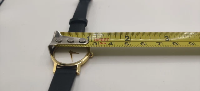 Orologio Movado Museo Donna 87-A1-832 Made in Svizzera Quadrante Bianco Cinturino Nero Quarzo 9