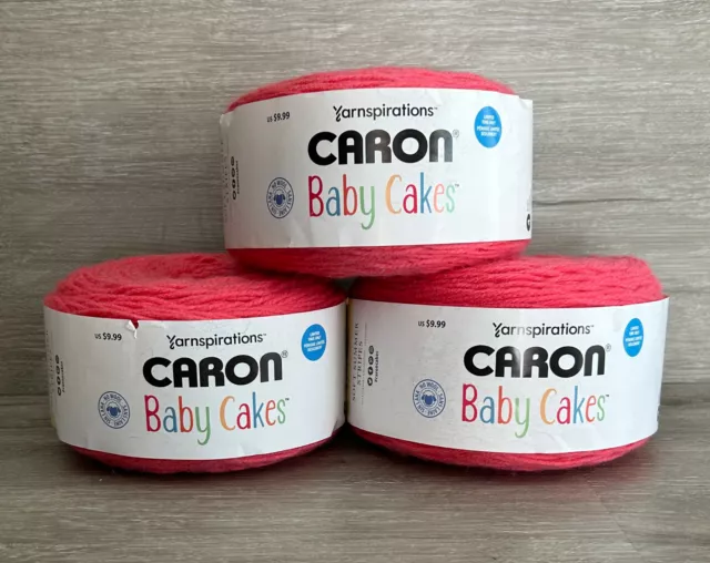 NEW YARNSPIRATIONS CARON Baby Cakes Soft Summer Stripes Pool Party