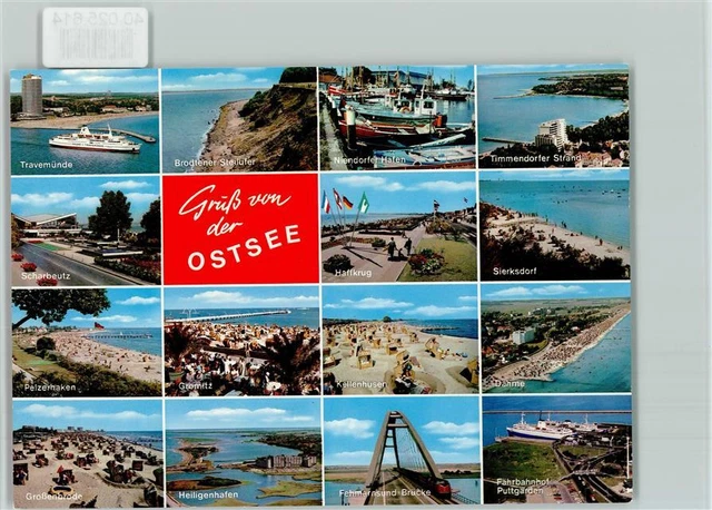 40025614 - 2408 Timmendorfer Beach Giant Map Travemuende Breadten Steep Shore