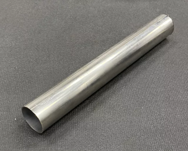 304 304L Welded Stainless Steel Round Tube 1 5/8" OD x 0.049" Wall x 12” Length