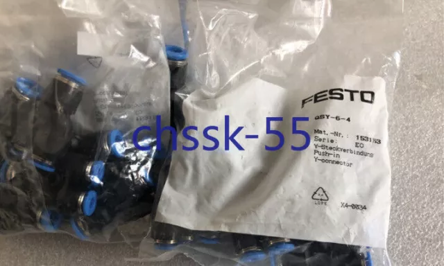 1Bag/10pcs New Festo QSY-6-4 153153 Fittings Free Shipping