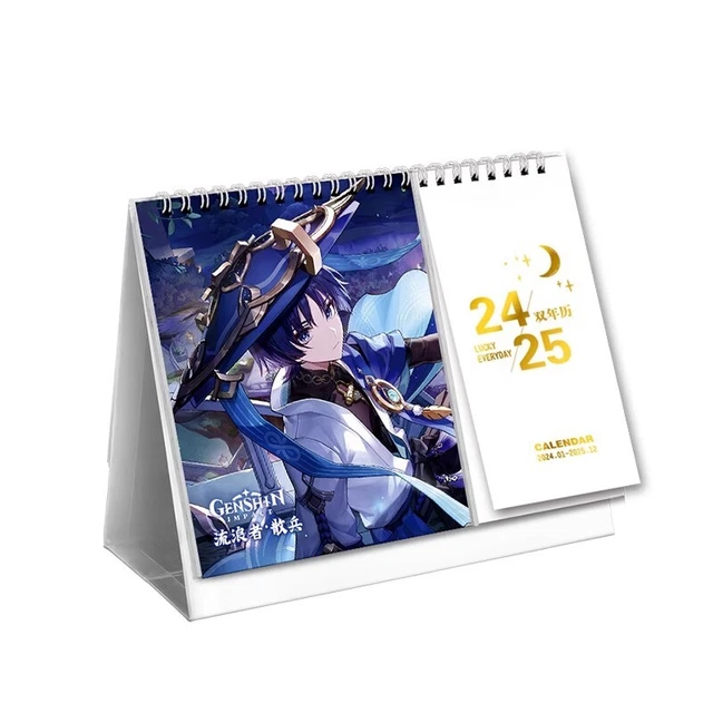 2024 GENSHIN IMPACT Alhaitham kaveh 2024 Desk Calendar Decor Collection