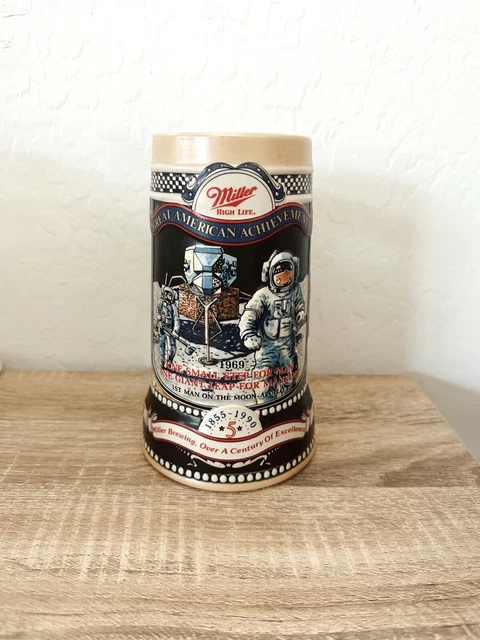 Miller High Life NASA Beer Mug Great American Achievements 5th In Series