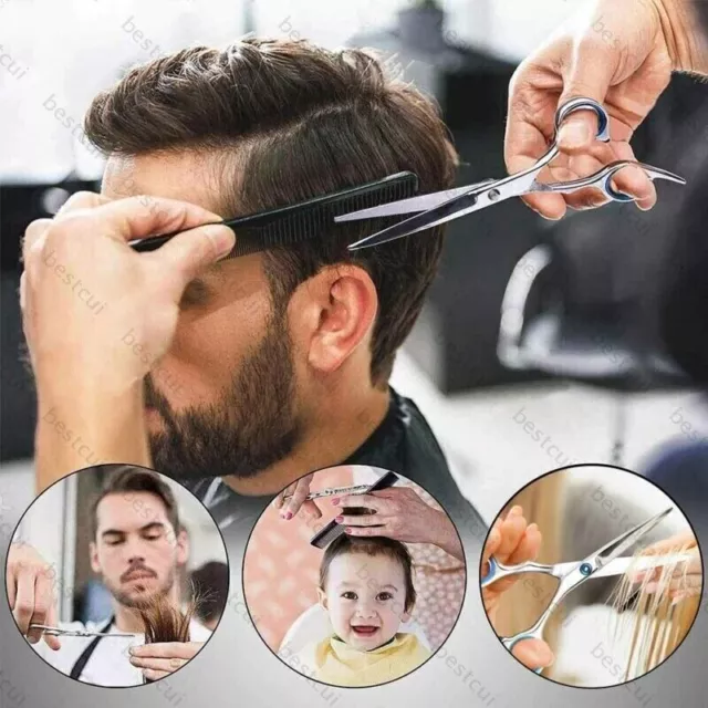 10tlg Profi Friseurscheren Set Haarschere Effilierschere Scissors Haarschneiden 2