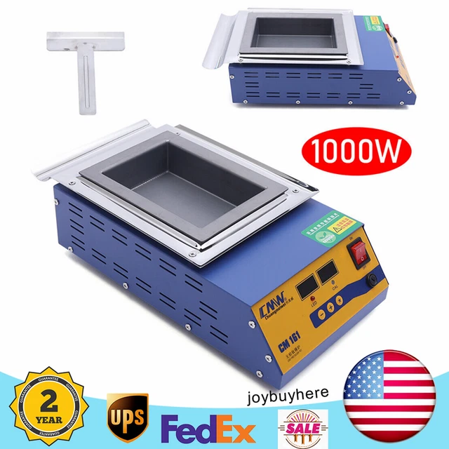 1000W CM161 Solder Pot Bath Lead-Free Titanium Alloy Square Soldering Titanium