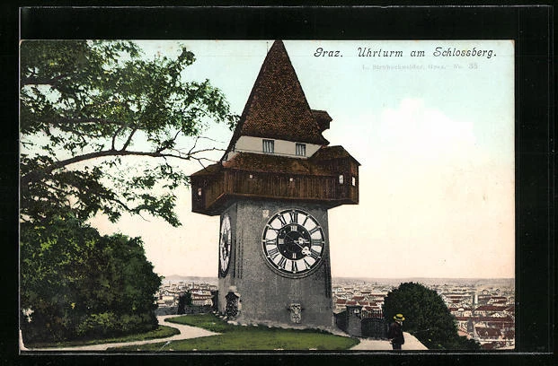 AK Graz, Uhrturm am Schloßberg