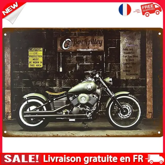 fr Vintage Metal Tin Sign Plaque Wall Motorcycle Posters Iron Painting (1)