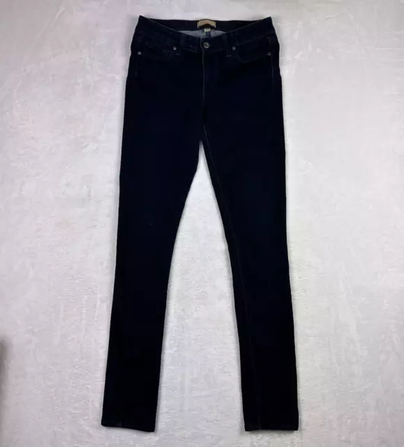 Paige Womens Jeans Blue Sz 28 Peg Skinny Low Rise Denim Dark Wash Made in USA