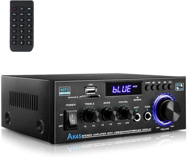 Amplificatore Audio Donner 4 Canali 1000W - Bluetooth 5.0, USB, FM, Microfoni Per Karaoke E Casa - Foto 6
