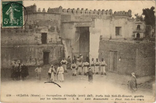 CPA AK Oudjda - Bab Sidi-El-Houari Gate - Moroccan Gunners (1083479)
