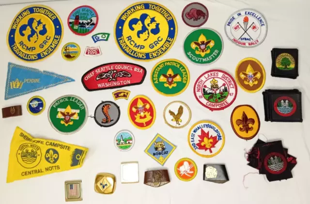 Scouts Badge and Patches Joblot, Nottinghamshire Seattle Badges, Boy Scouts