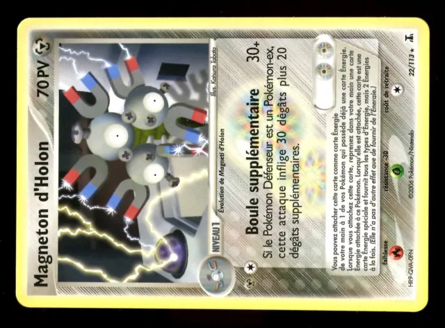 Pokemon Especes Delta Rare N°  22/113 Magneton D'holon