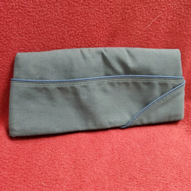 Vintage 7 1/8 Men's Blue Army AG-344 Military Garrison Cap (18a30)
