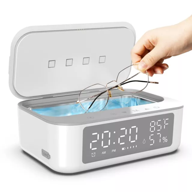 Professional Ultrasonic Jewelry Cleaner with Timer, Portable Cleaning Machine US