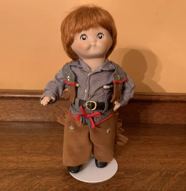Vintage 1997 Danbury Mint Campbell’s Soup Kid ‘The Little Cowboy’ Doll 10”
