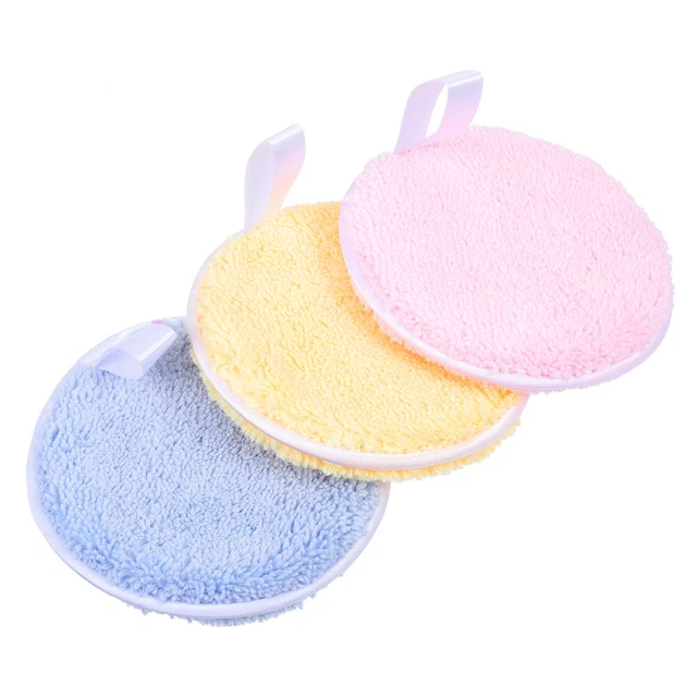 3 Pcs Mischen Runde Reinigungspads Schönheitsschwamm Gesicht