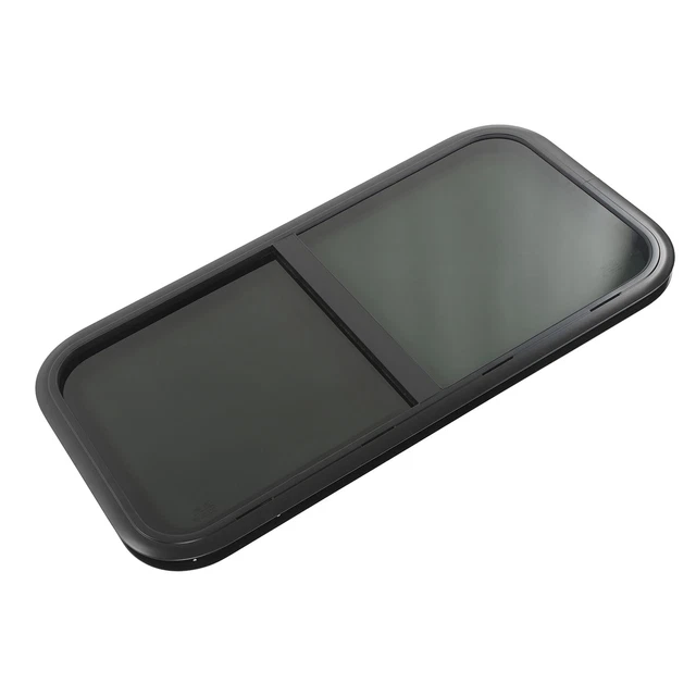 For Horizontal Sliding RV Window 35.4 X 17.7in Black Modified Window For Caravan