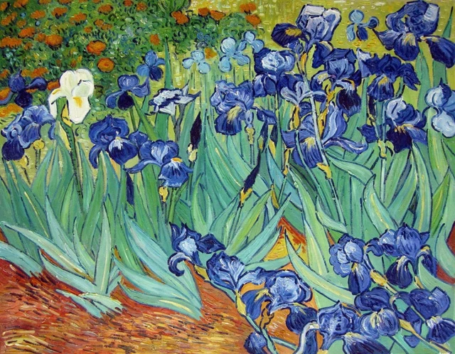 28x36 inches Rep. Vencent Van Gogh stretched Oil Painting Canvas Handmade Art501