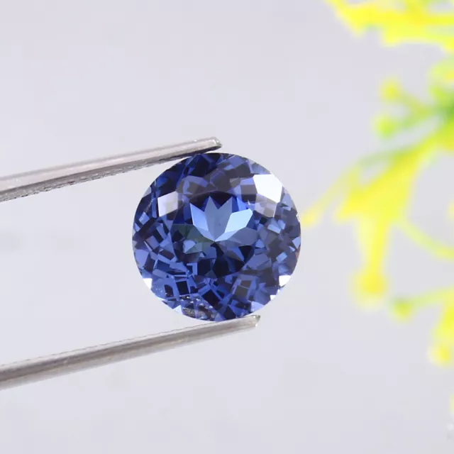 AAA Super Quality Natural Ceylon Blue Sapphire Loose Round Gemstone Cut 11x11 MM