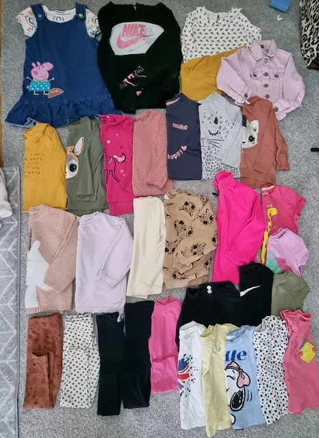 Girls 3-4 Years Clothes Bundle Peppa Pig Hm Next