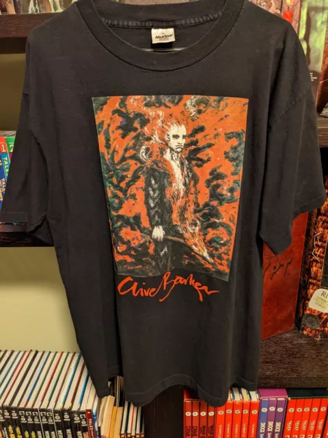 Vintage 90s Clive Barker The Arsonist New Dimension Comic Promo T-shirt Horror