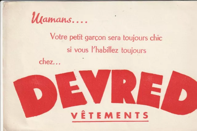 T110 BUVARD ANCIEN Vetements DEVRED Mamans votre petit garçon sera toujours Chic