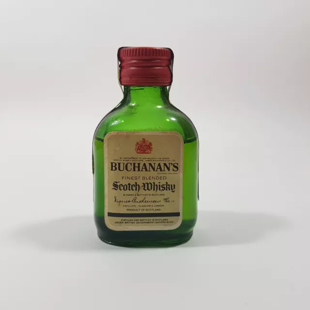Buchanan's De Luxe Circa 1970's Blended Scotch Whisky Miniature 40% ABV