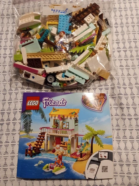 LEGO Friends 41428 Beach House - Complete- No Box