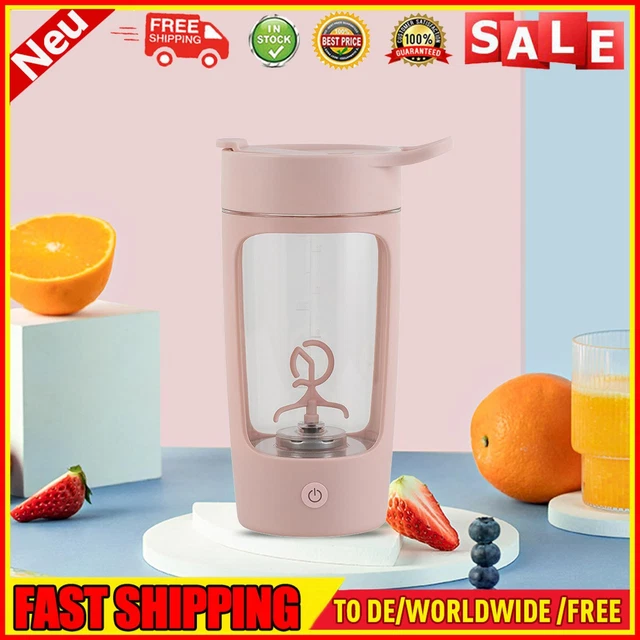 Vasi da bere 650 ml Automatic Blenders Cup 1200 mAh bottiglie sport shaker (rosa)