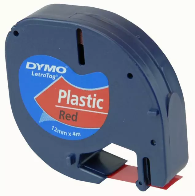 Tape Plastic Red Letra Tag - 91203