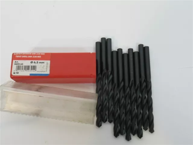 Wurth 0625 65 , 6.5mm HSS Twist Drill Bit (PK 10)