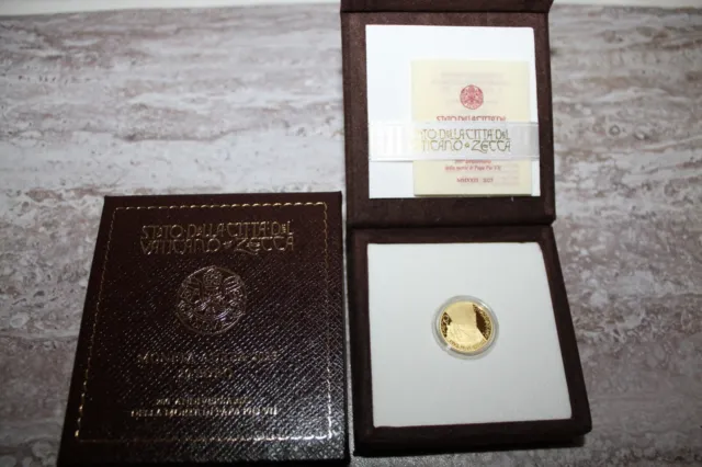 20 EURO Vatikan 2023 - Papst Pius VII - Gold 917/1000 Proof nur 1300 Münzen RAR!