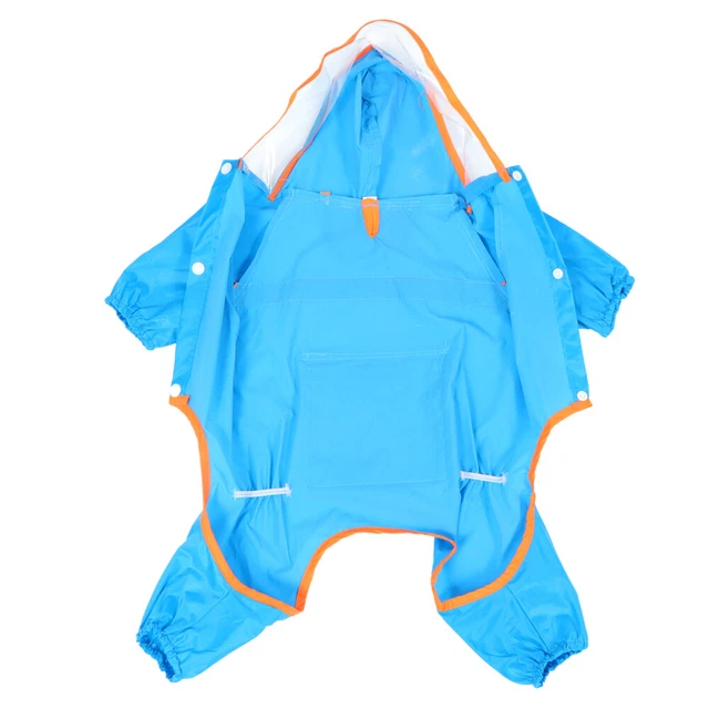 Capuche Pet Raincoat Dog Raincoat Dog Dog Dog Poncho Reflective Strip Coat