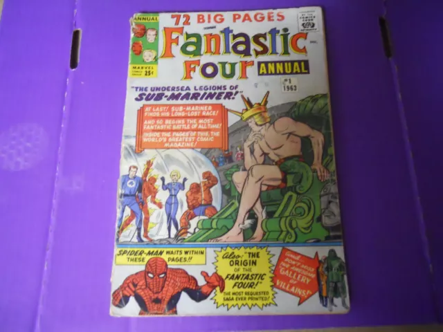 Fantastic Four Annual #1 From 1963-1St Printing