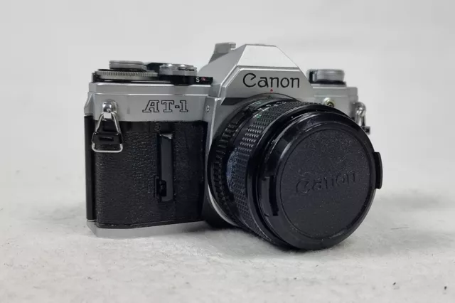 CANON AT-1 + FD 28mm f/2.8 1:2.8 Objektiv Kamera SLR Analog Lens Spiegelreflex