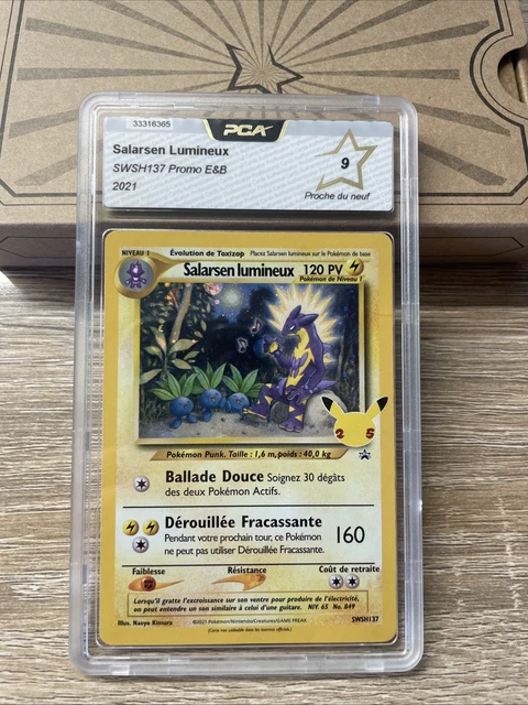 Pokemon Card SALARSEN LUMINOUS SWSH137 PROMO – Celebrations 25th Anniversary – EN NM