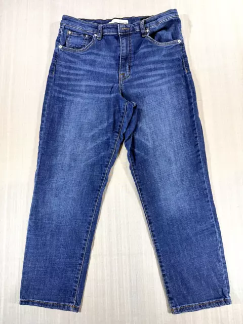 Ella Moss Juniors Jeans Pants Size 12/31 High Waist Straight Leg Blue #2597