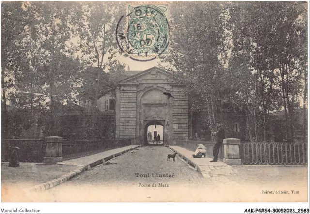 AAKP4-54-0318 - TOUL illustré - porte du Metz