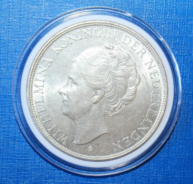 2-1/2 Gulden Wilhelmina - Pays-Bas - 1937 2-1/2 Gulden Wilhelmina - Pays-Bas - 1937