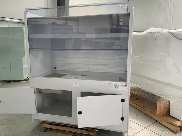 Wafab Fume Hood Counterweight Sash. 72 Inch White Polypro.   GoldenFab