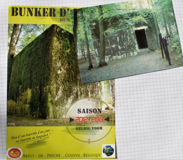 BRULY-DE-PESCHE.COUVIN.quartier général allemand1940.ravin des loups.BUNKER.lot 2