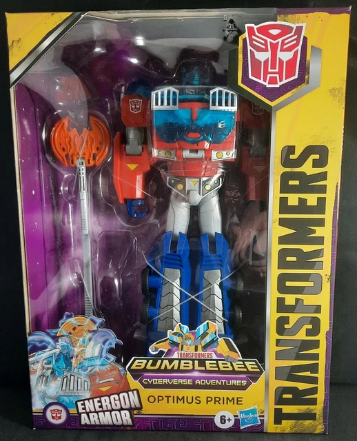 Transformers Cyberverse Action Attackers: Set 2 Personaggi Optimus Prime E Starscream, 13,5 Cm, Trasformazione Con Attacco