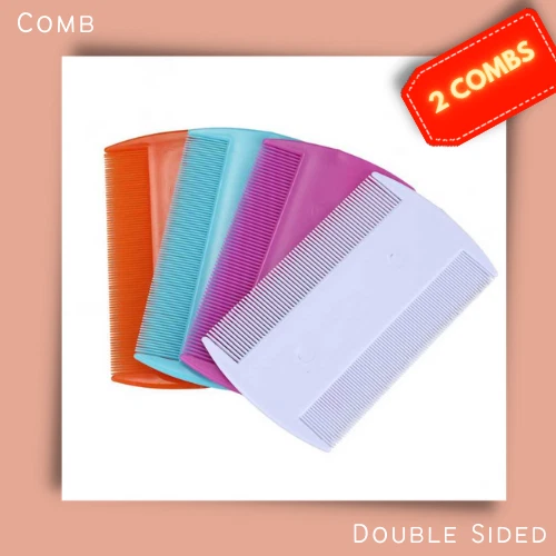 NEW Durable Double Sided Nit Combs Hair Head Lice Detection Comb